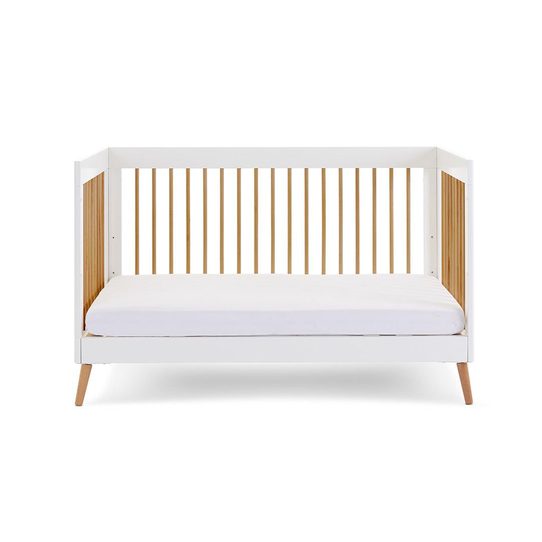  Obaby Maya Cot Bed - White + Natural、mySite、merchandisen