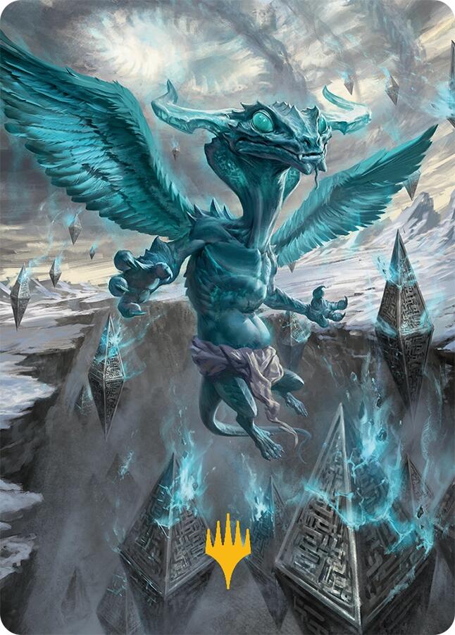Ugin, Eye of the Storms Art Card (47/54) (Gold-Stamped Signature) Tarkir: Dragonstorm Art Series、mySite、waistdrama