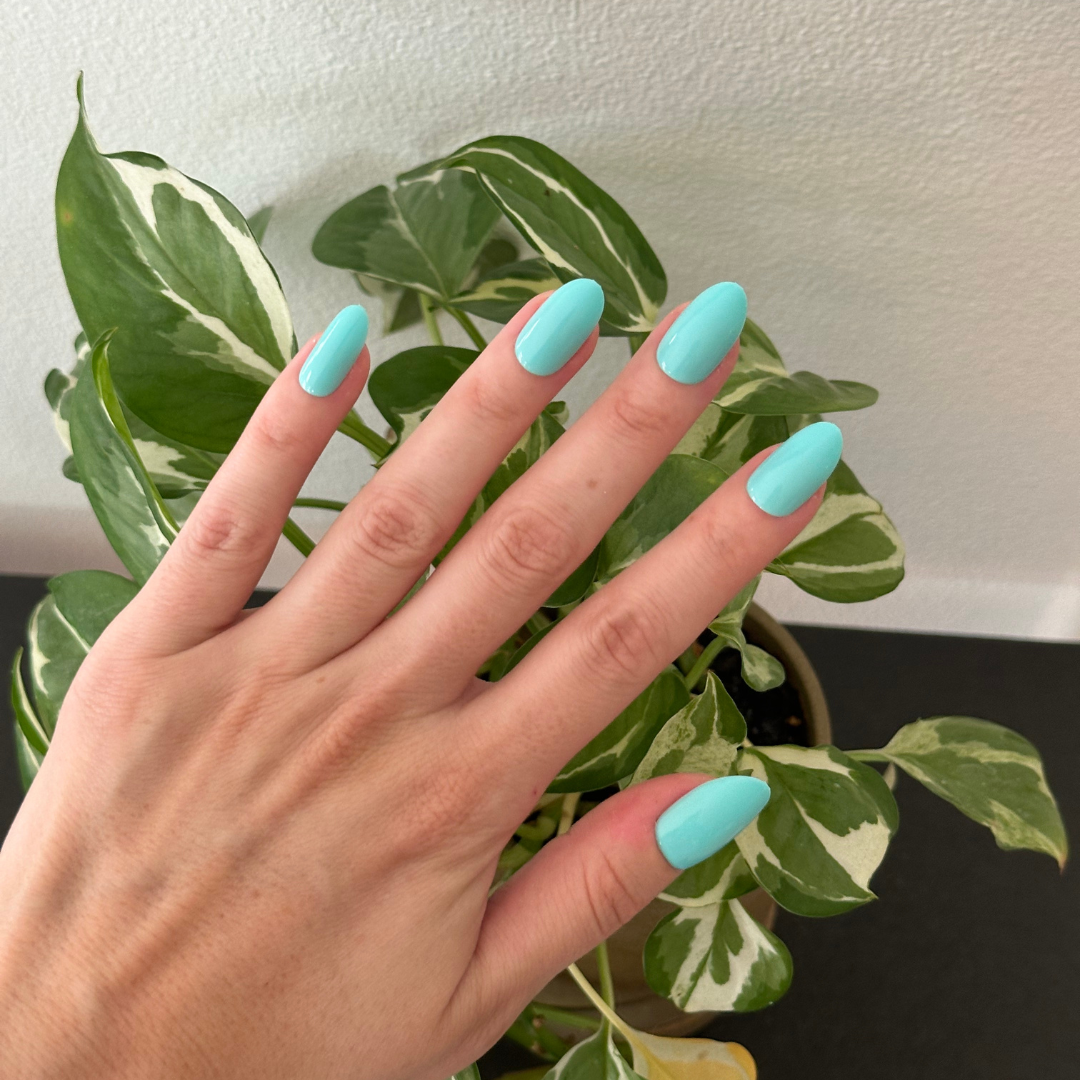 All Manis on Deck | Medium | Oval - Tab Press-On、mySite、solidvoid