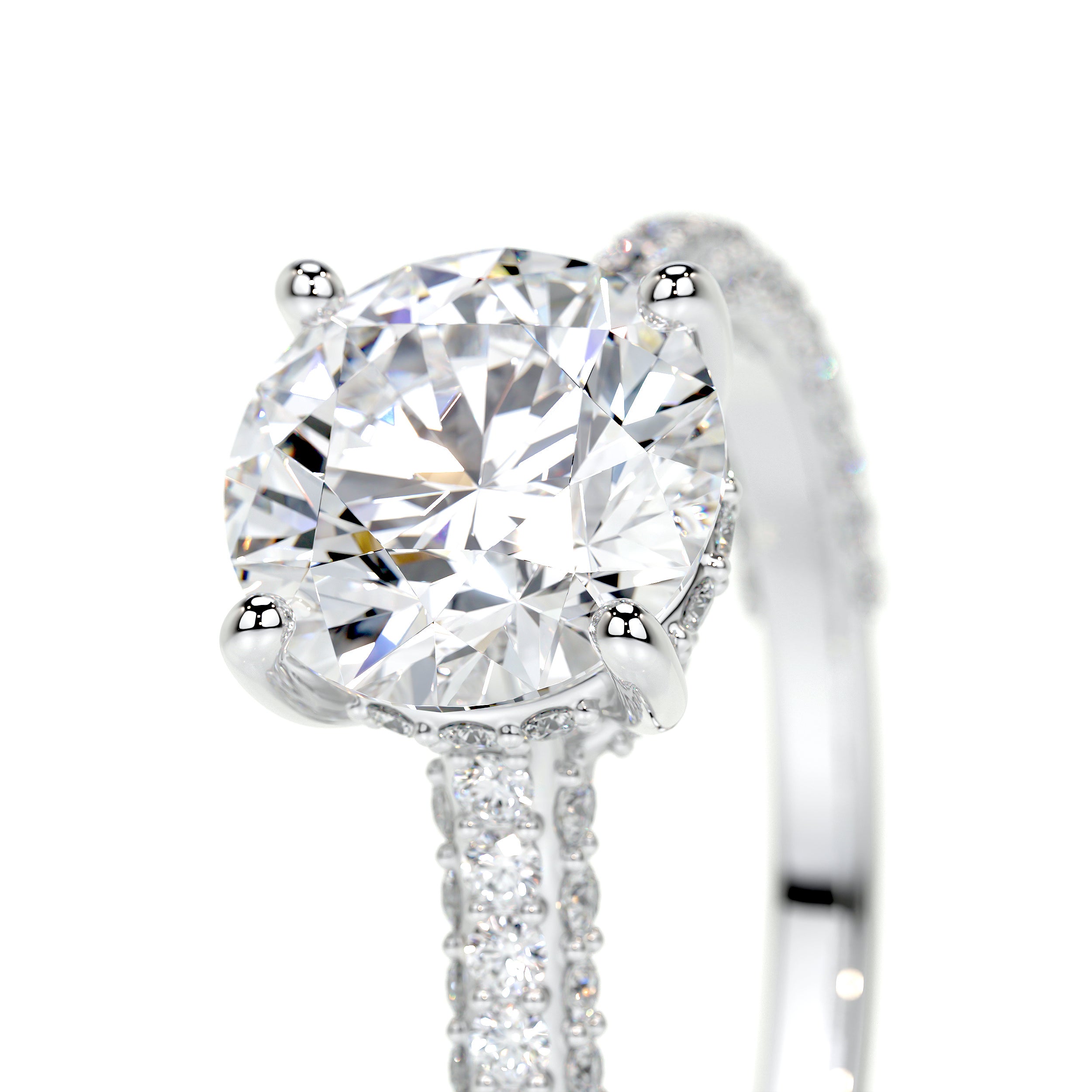 Michaela Lab Grown Diamond Ring -18K White Gold、mySite、hinf8tx79