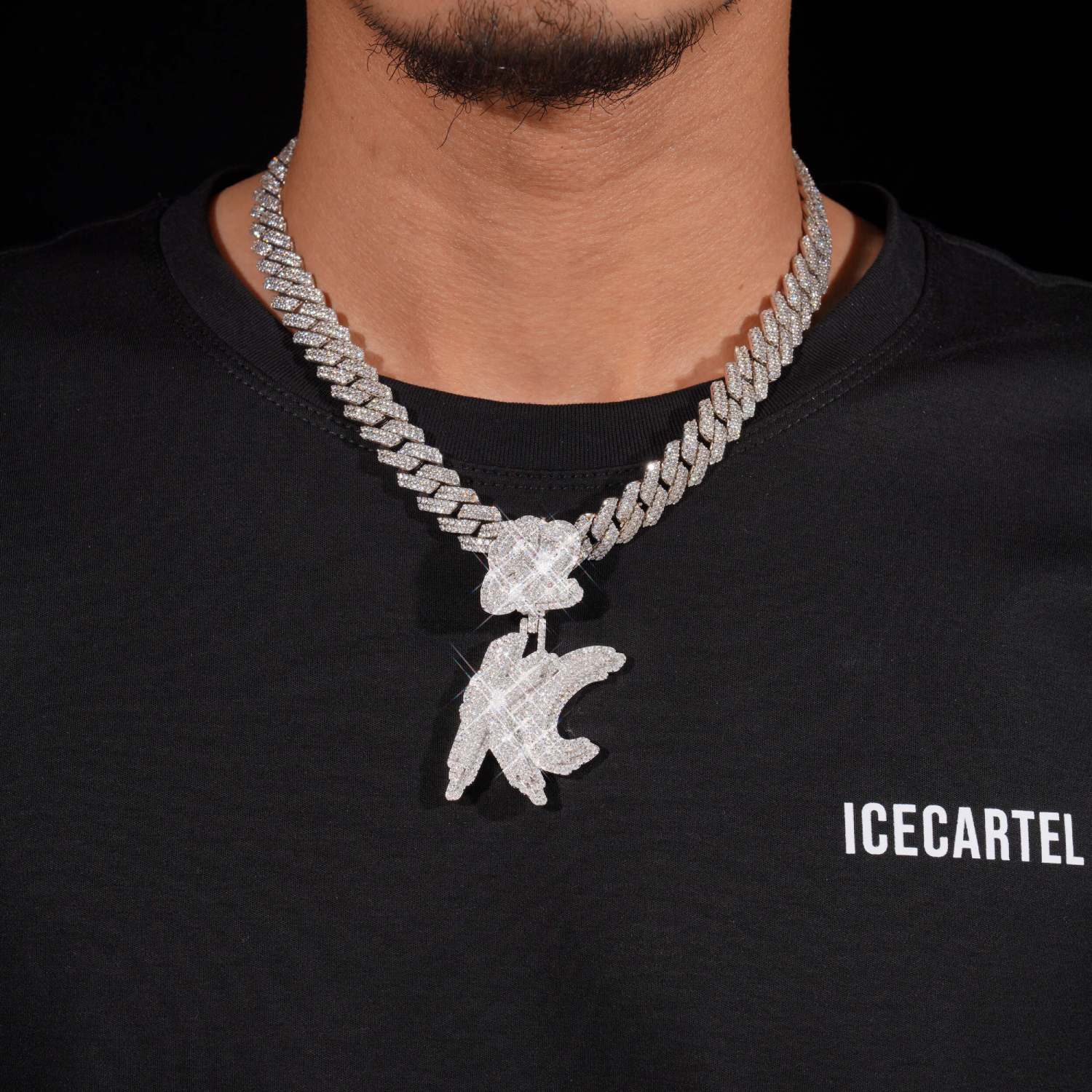 KC Custom Moissanite Pendant 14K Gold、mySite、hinf8tx79