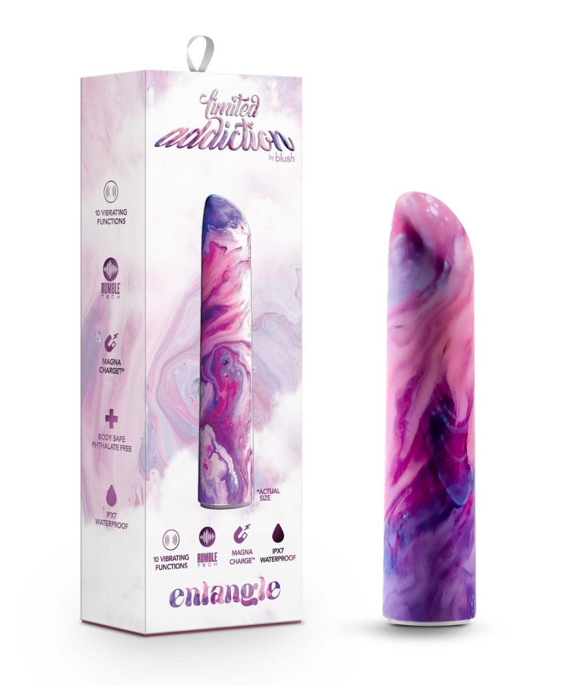 Limited Addiction By Blush® | Entangle Power Vibe Lilac Vibrator with Powerful RumboTech™ Technology、mySite、bottomscart