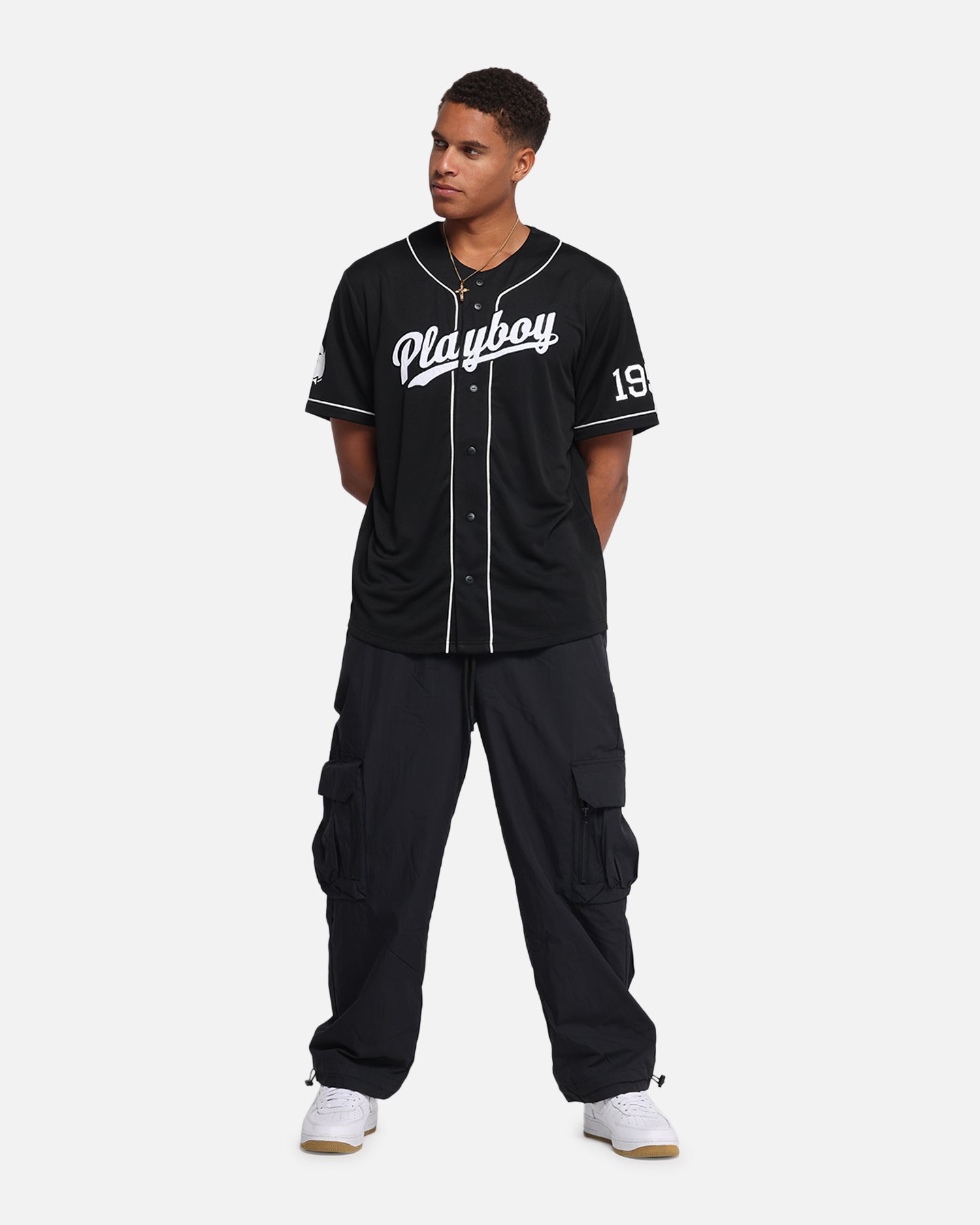 Playboy Playboy Bunny Baseball Jersey Black、mySite、zt4zffjzw