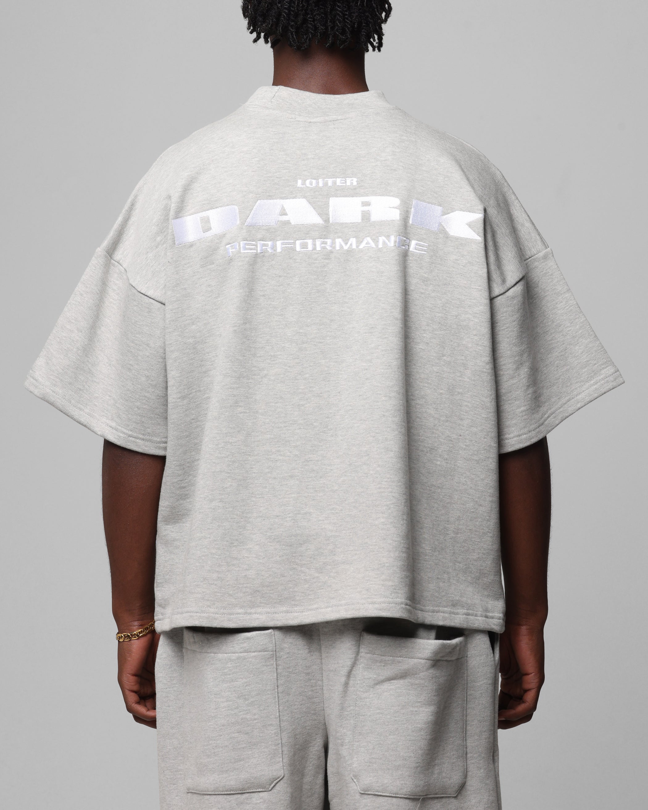 Loiter Dark Performance T-Shirt Grey、mySite、zt4zffjzw