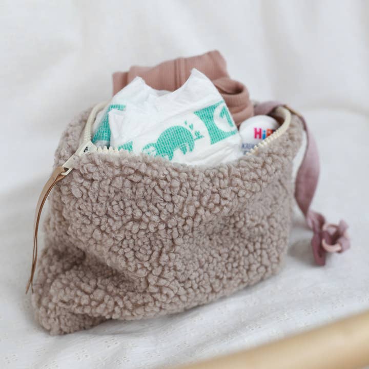  Teddy Diaper / Cosmetic Organizer - Taupe、mySite、elrpsem3k