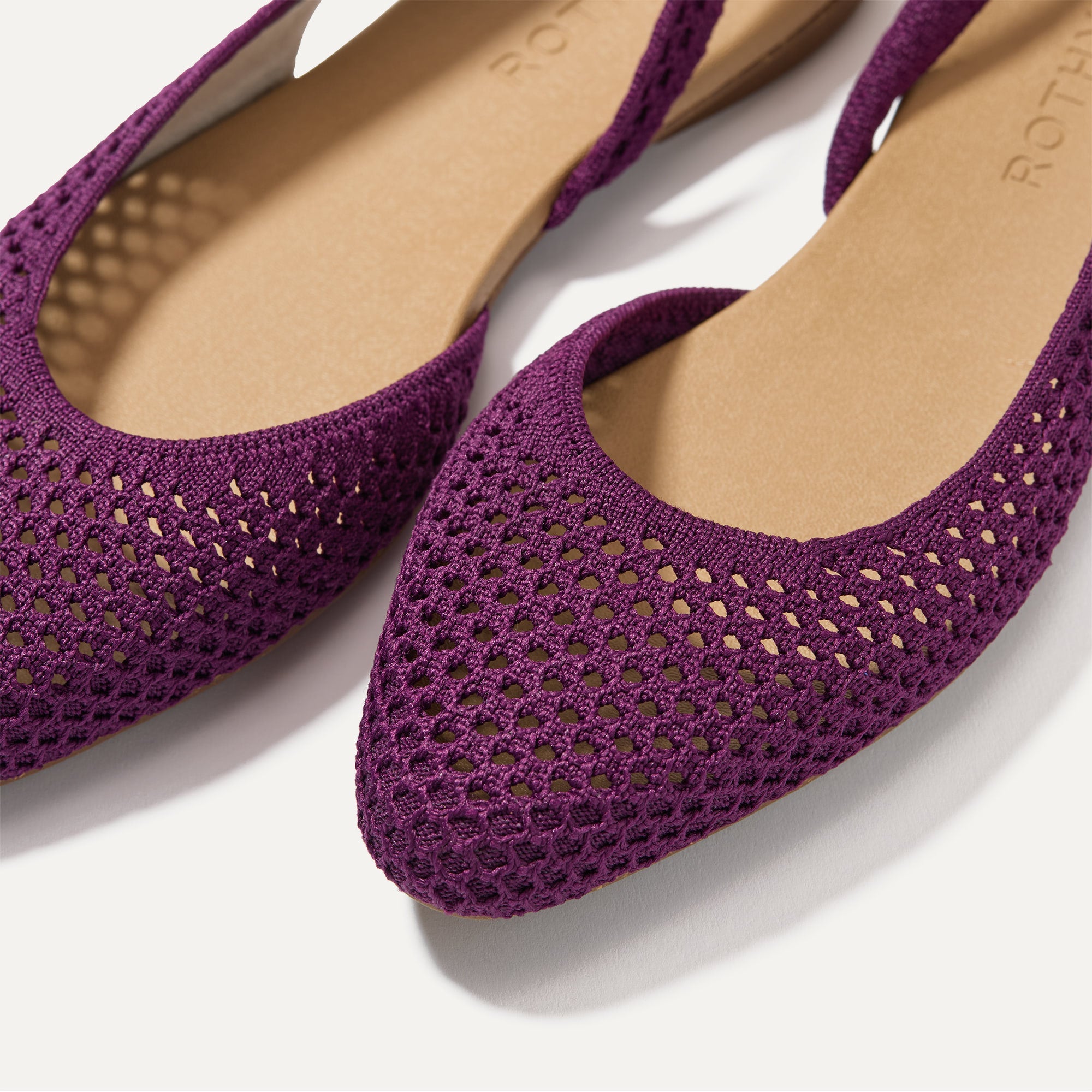  The Almond Slingback - Plum Mesh、mySite、preschool7hills