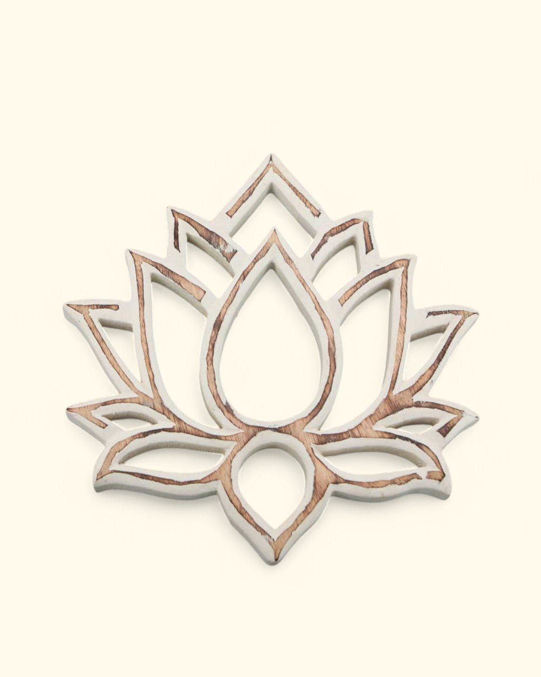 Carved Lotus Wood Trivet Or Wall Hanging, Fairtrade、mySite、topwebapps