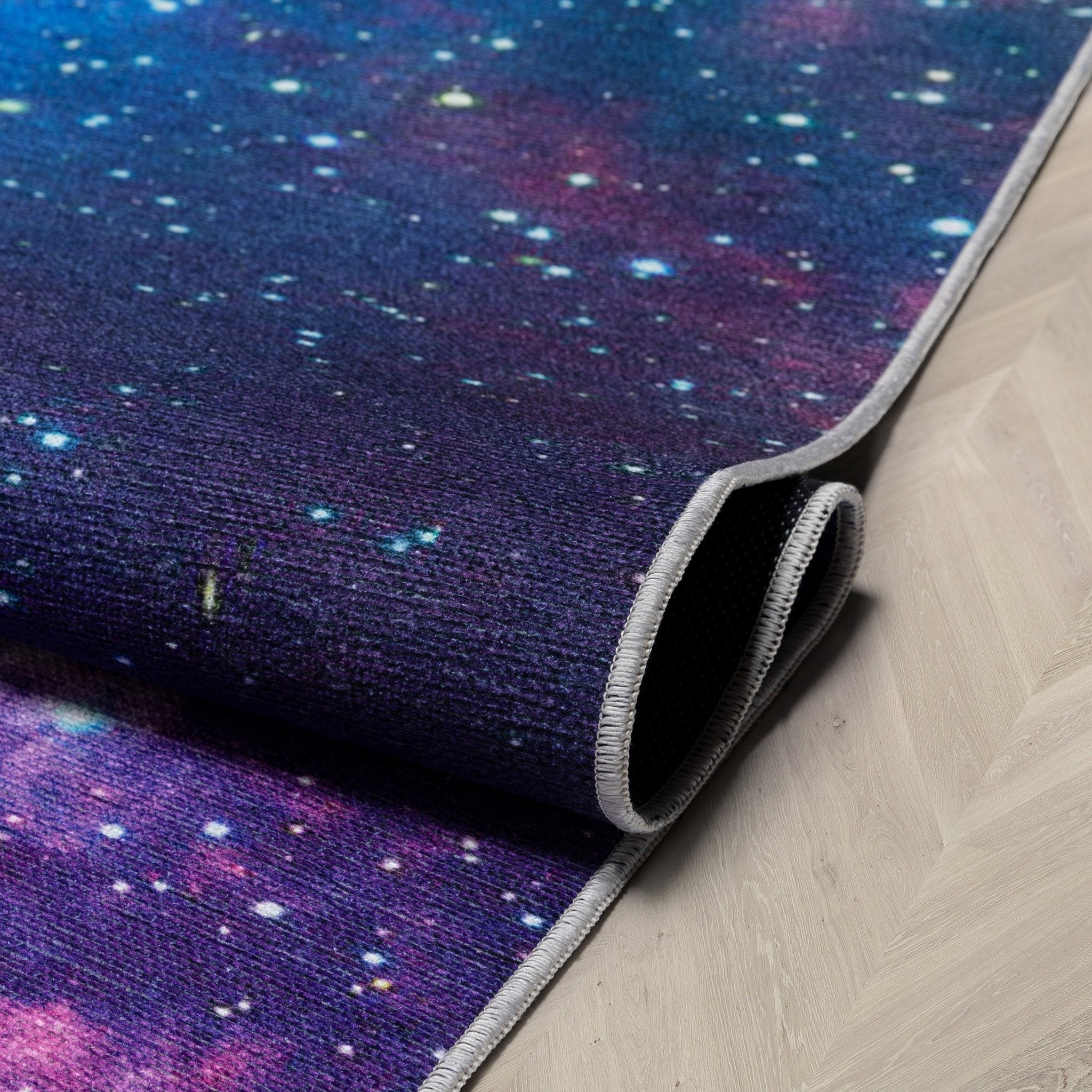Celestial Space Flat Weave Modern Abstract Multi 5'3 x 7'3 Rug、mySite、gigharbornorthrealestate