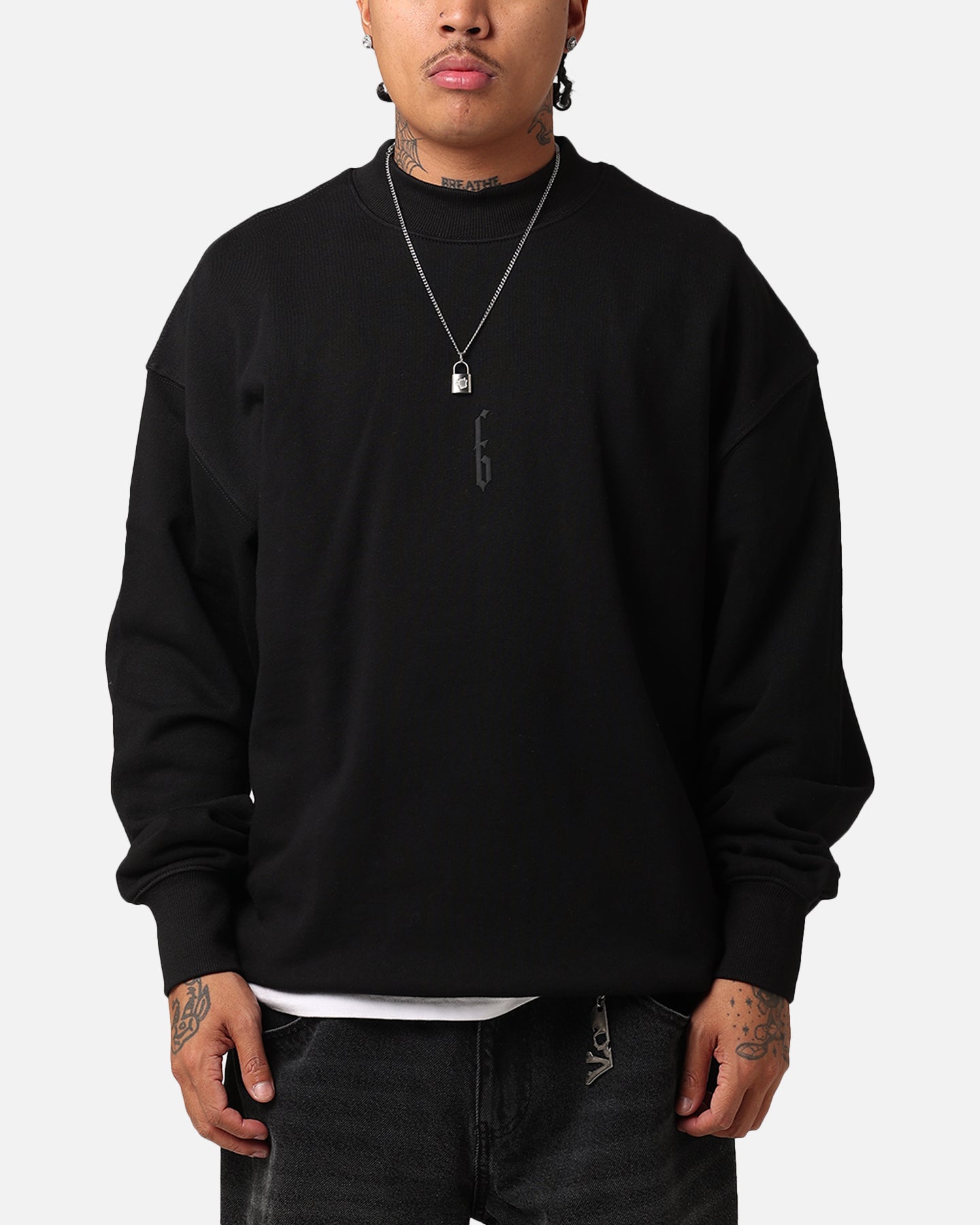 Fallen Breed Monogram Crewneck Black/Black、mySite、zt4zffjzw