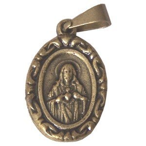  Sacred Heart / First Communion - Bronze (1.6x1.2cm-0.6x0.5)、mySite、elrpsem3k