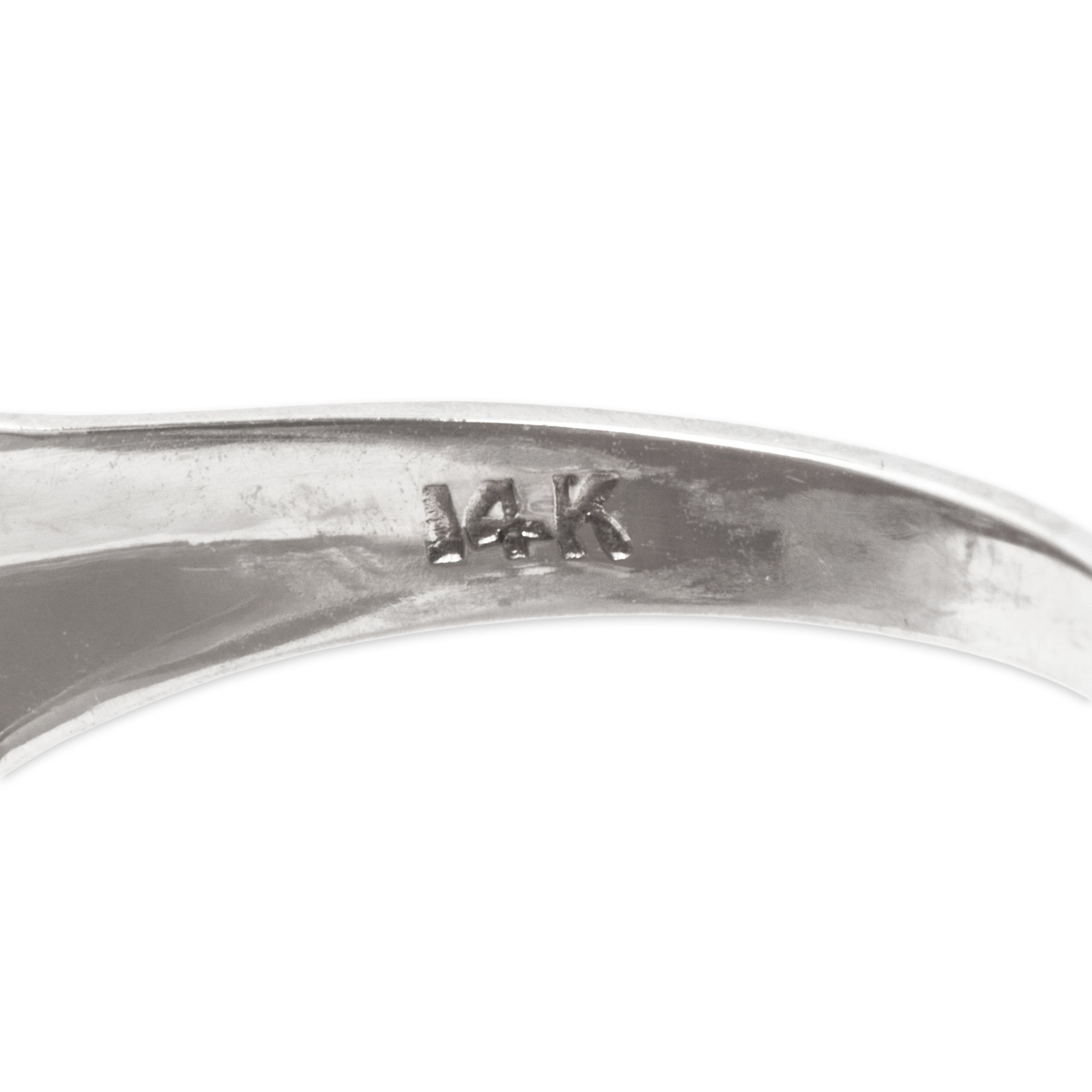 Antique Art Deco 14k White Gold Carnelian Diamond Dramatic Openwork Ring 5.25、mySite、hinf8tx79