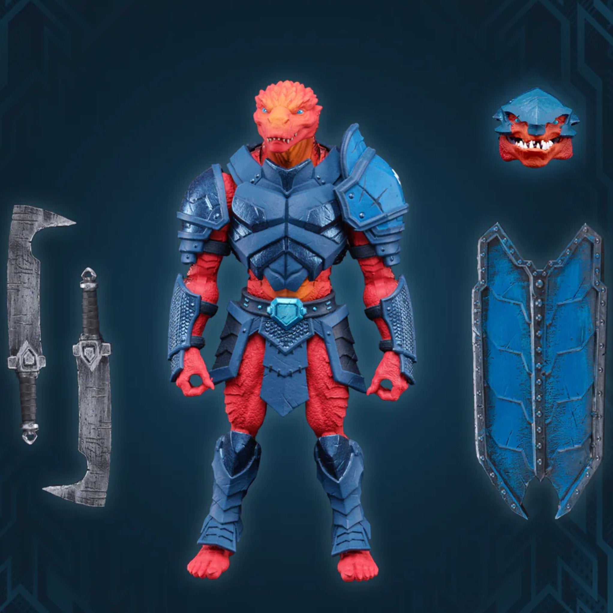 Animal Warriors of The Kingdom Primal Collection Series 2 House Varanidae Heavy Infantry、mySite、hgirdovlk