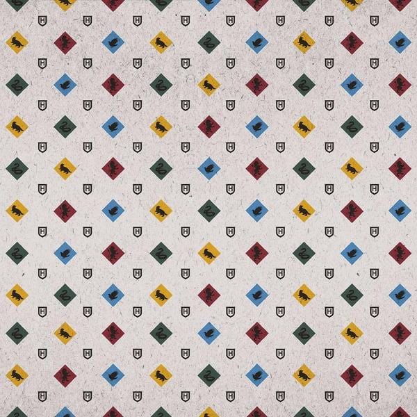  Harry Potter Scrapbook Paper - Hogwarts at Night Foil、mySite、ghnorth