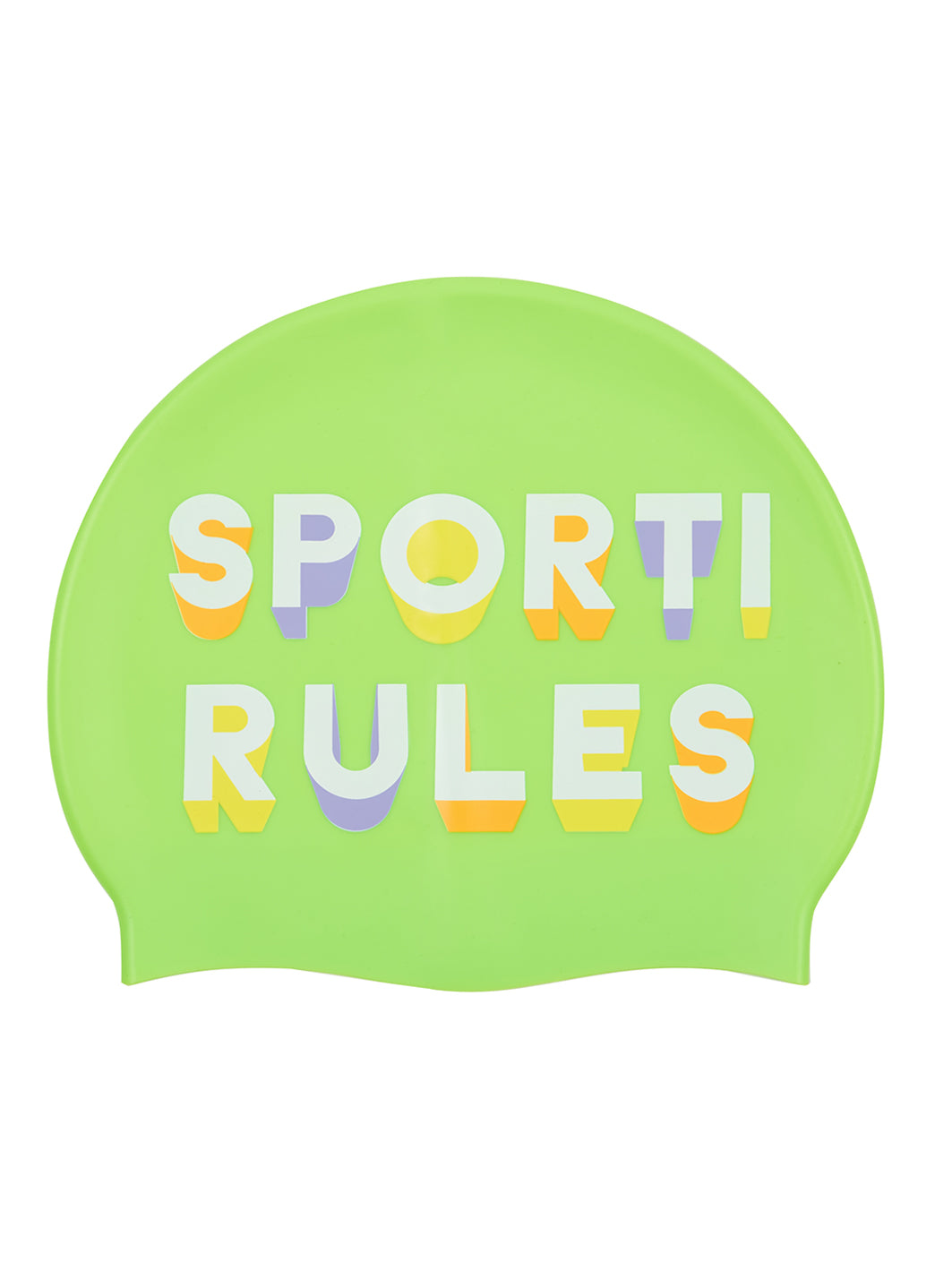 Sporti Rules Silicone Swim Cap、mySite、noshort