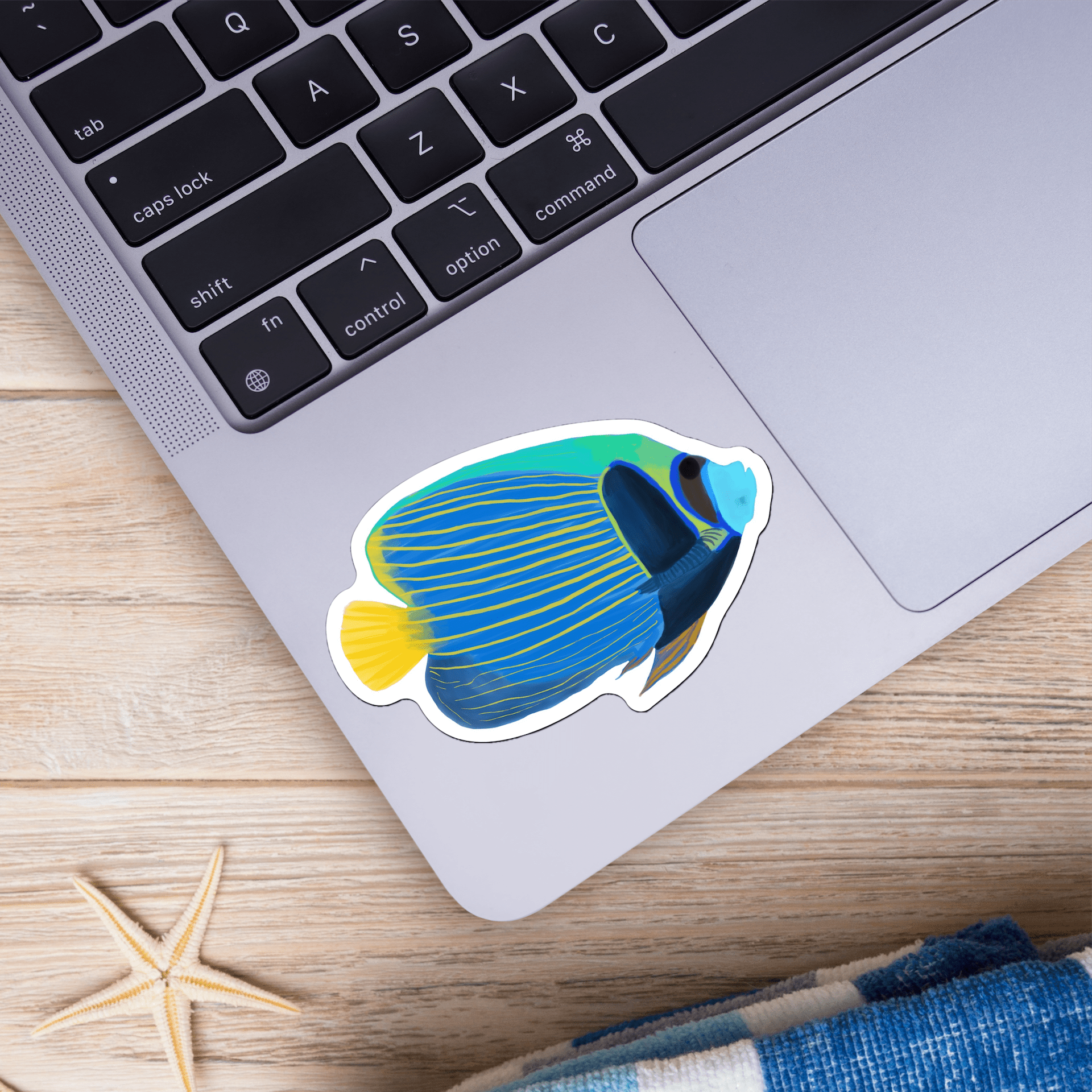  Blue Exotic Fish Sticker、mySite、elrpsem3k