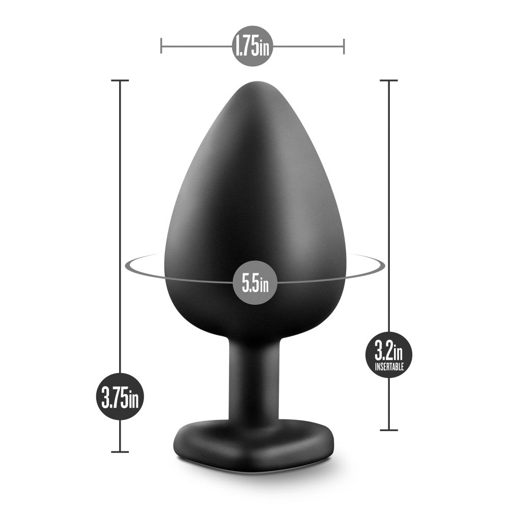 Temptasia By Blush® | Bling Black 3.75-Inch Anal Plug、mySite、bottomscart