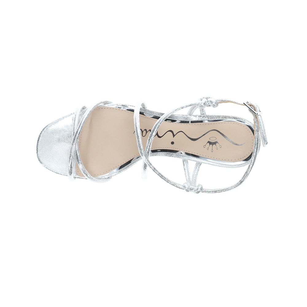 Bright Metallic Strappy Slingback Sandals、mySite、gtrtttuynbv