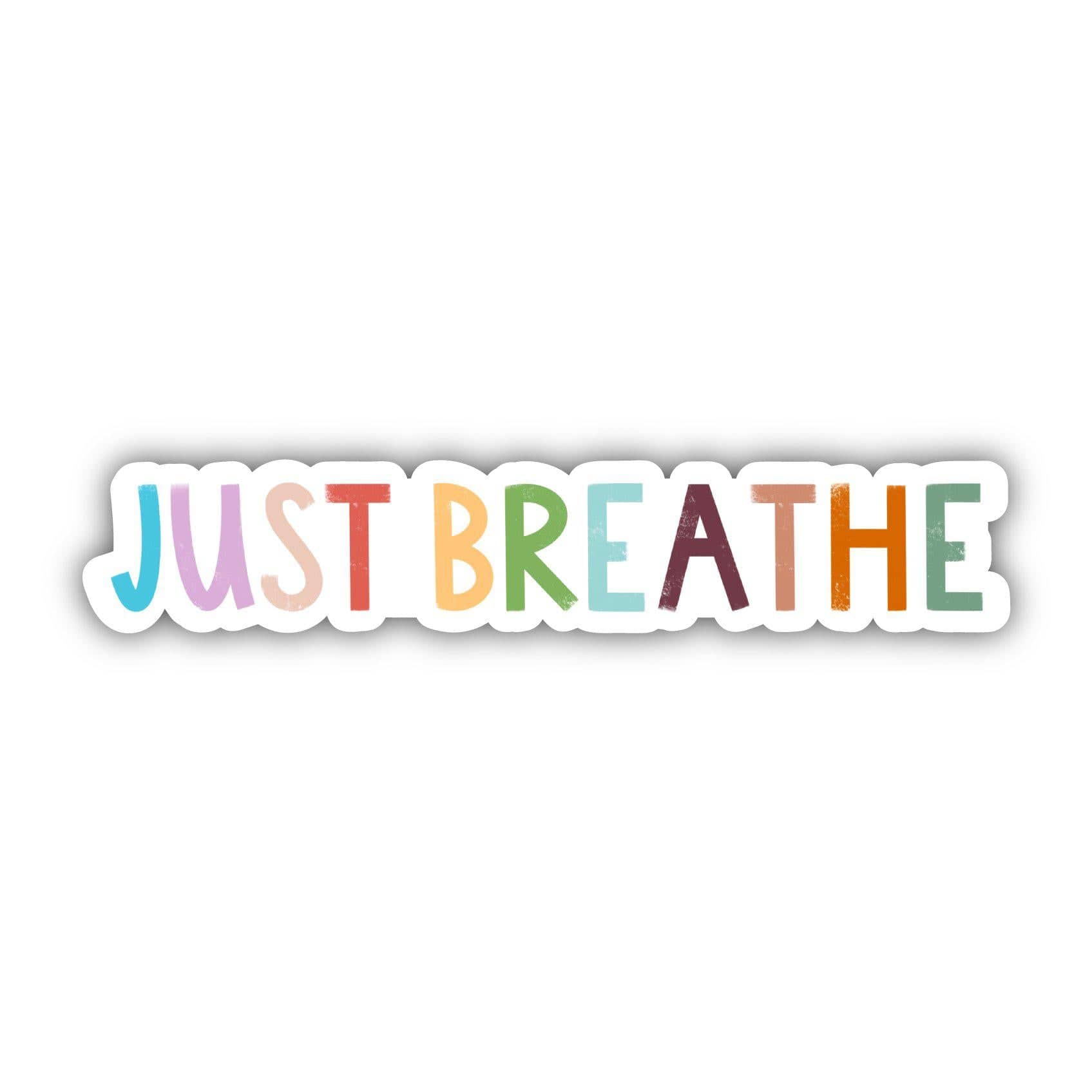  Just Breathe - Multicolor Lettering Sticker、mySite、elrpsem3k