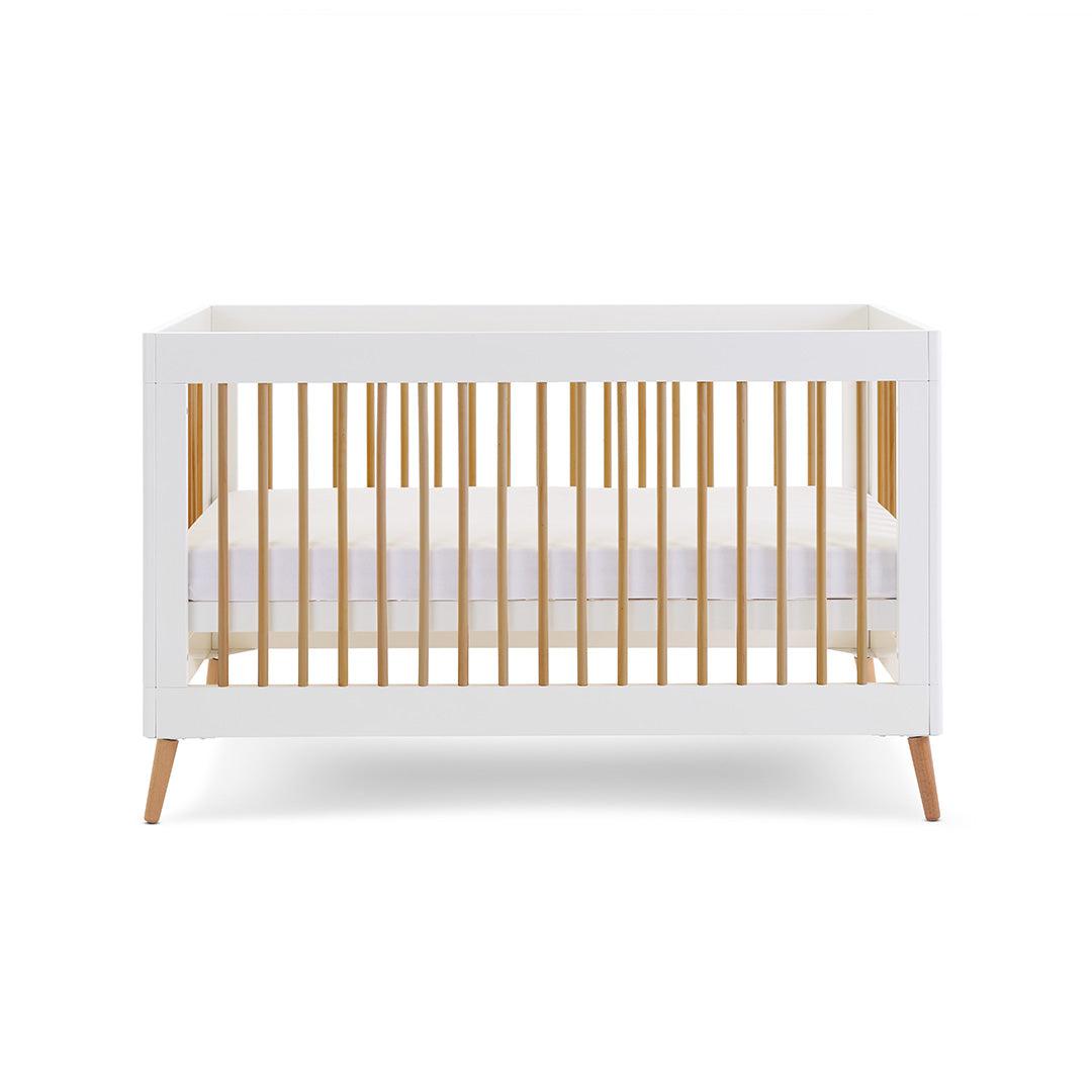  Obaby Maya Cot Bed - White + Natural、mySite、merchandisen