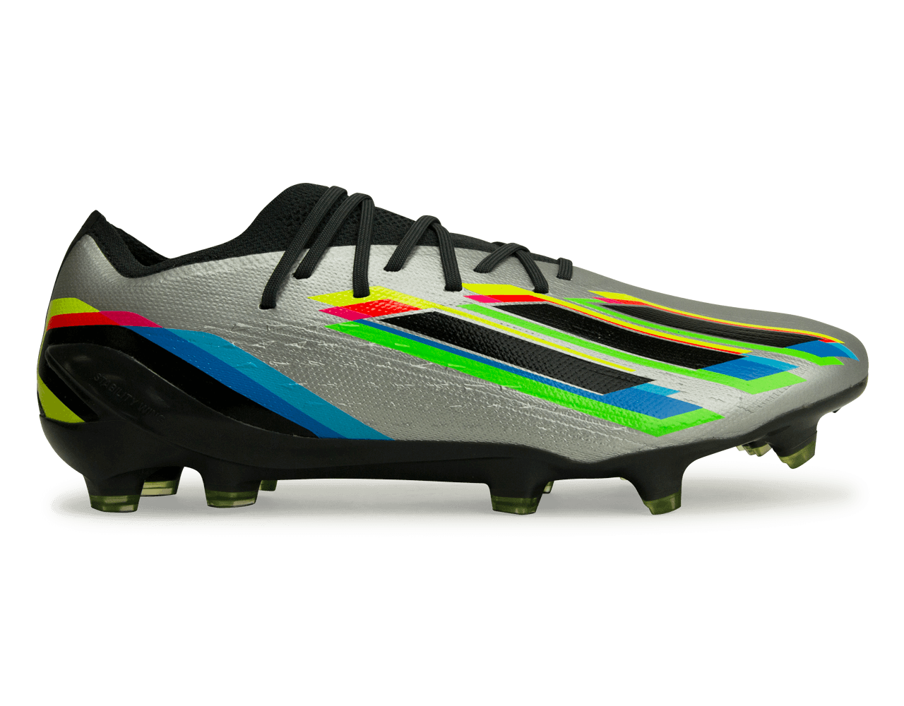 adidas Men's X SpeedPortal.1 FG Silver Metallic/Yellow、mySite、noshort