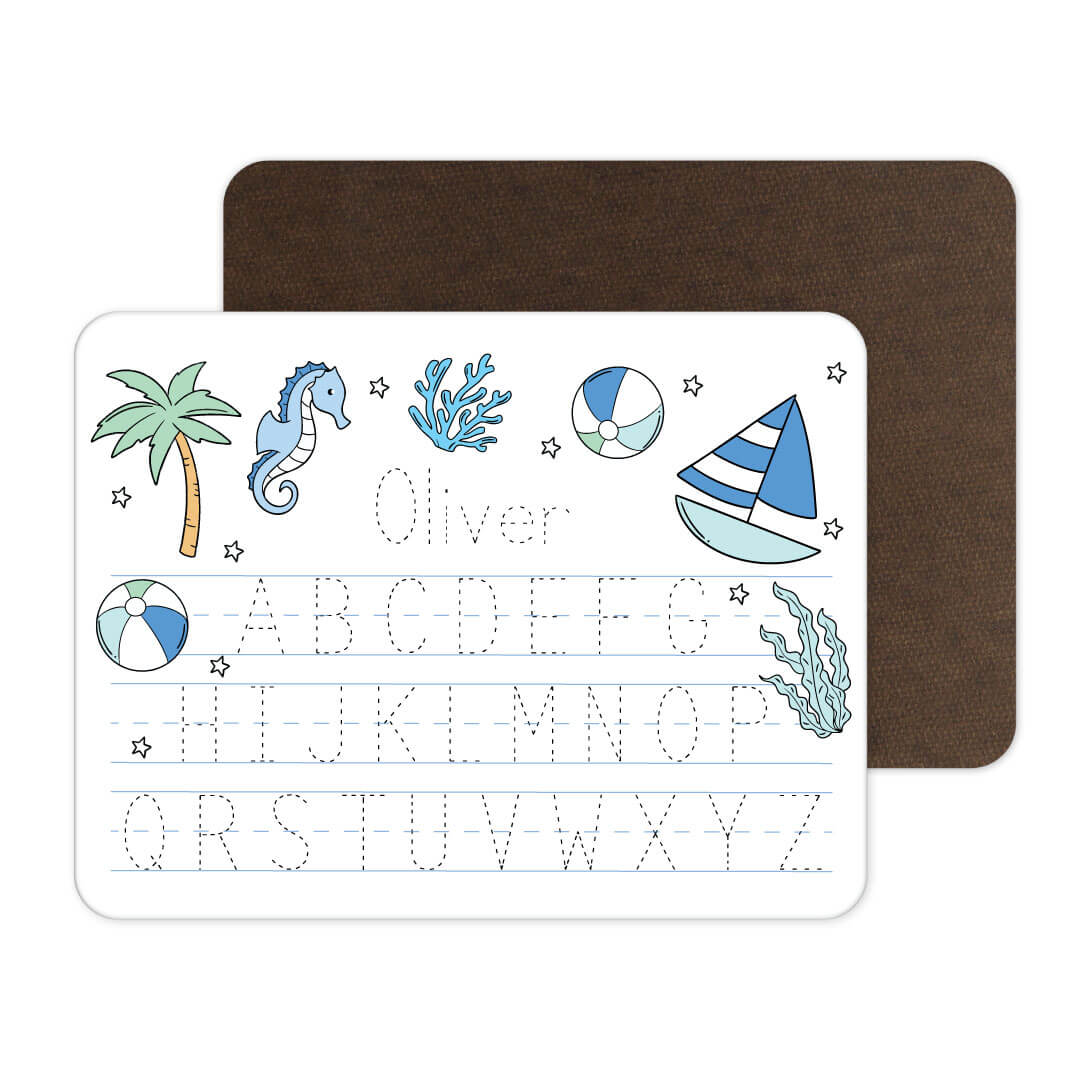  Kids Personalized Whiteboard | Tiny Tides Blue、mySite、layawaytickets