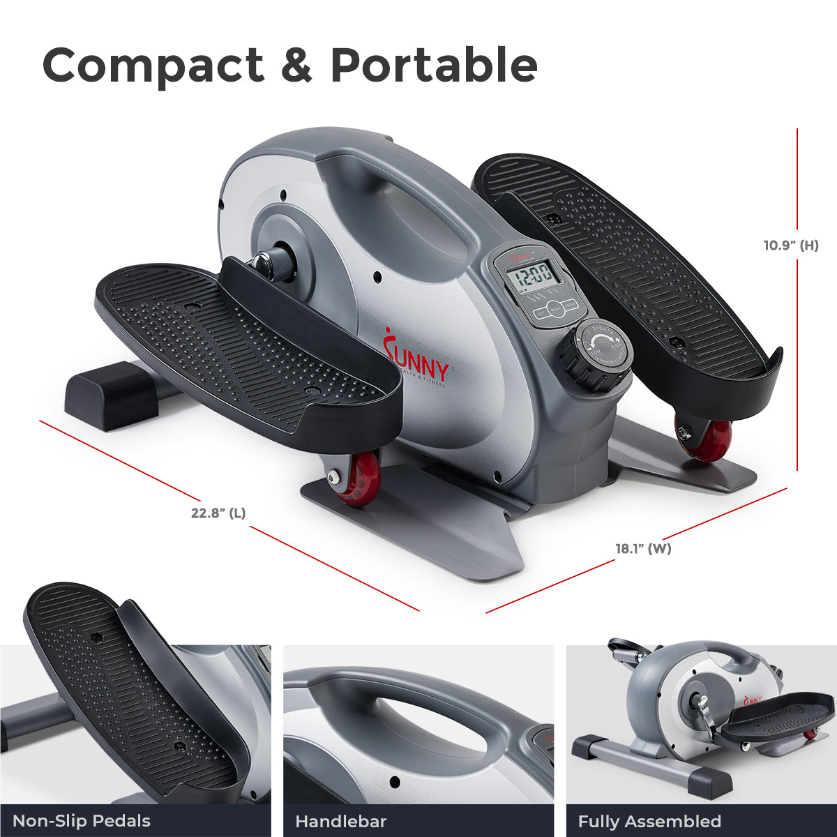  Smart Under Desk Mini Elliptical Exercise Trainer、mySite、ghnorth