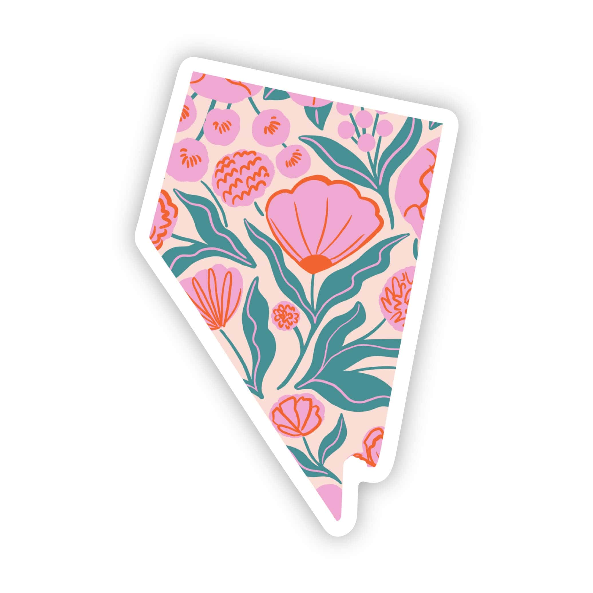  Nevada Sticker - Elegant Floral、mySite、elrpsem3k