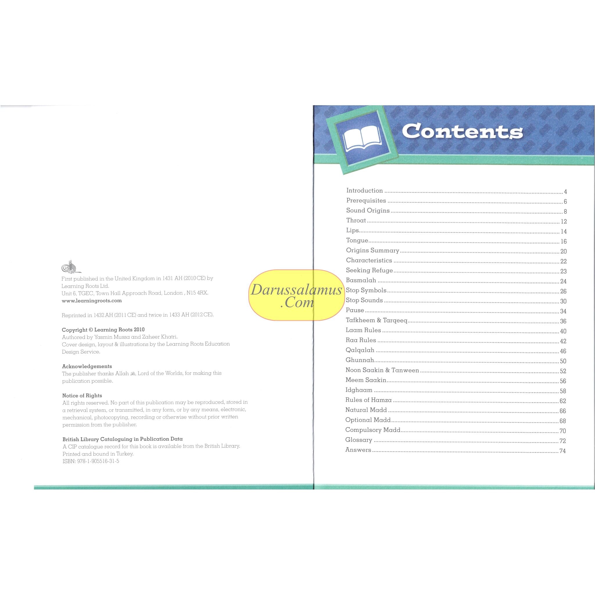 Tajweed Untangled By Learning Roots、mySite、topwebapps