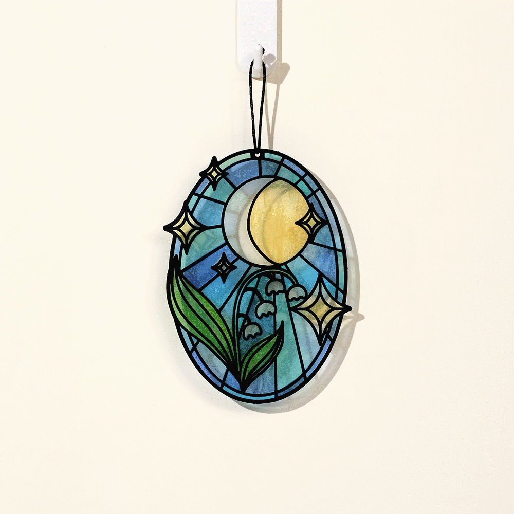 Shine Bright Twilight Bloom Suncatcher Card、mySite、solidvoid