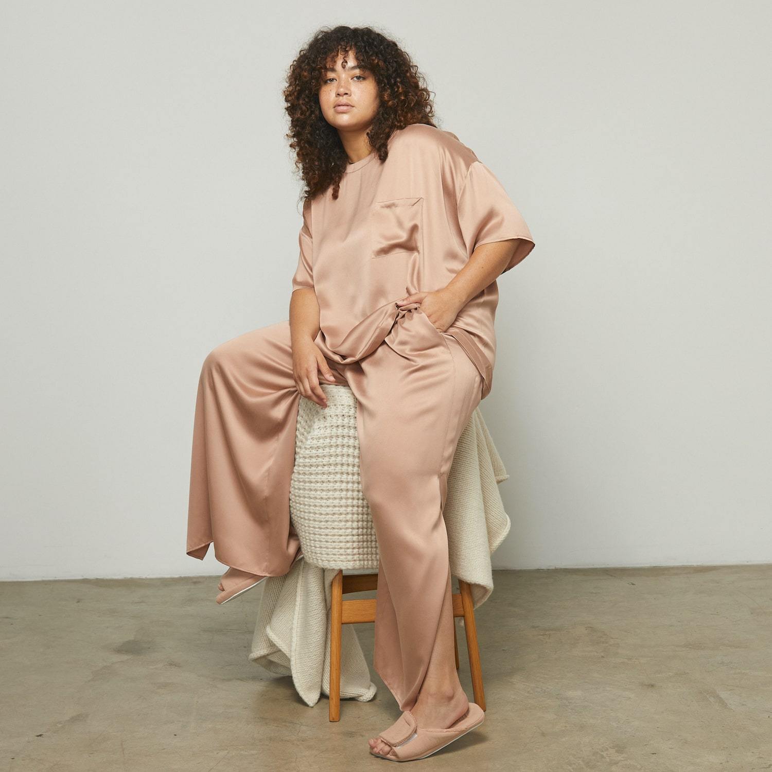 Washable Silk Tee Pant Set、mySite、bengalsvssteelers