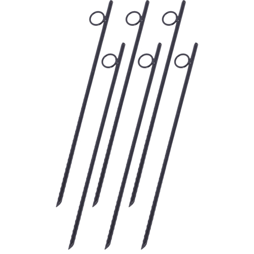 Rebar stake with loop 4pcs Grip Rebar 5/8x 55.5 Inch Steel Durable Heavy Duty Tent Canopy Ground Stakes with Angled Ends and 1 Inch Loops for Campsites and Canopies、、eastwooduniform