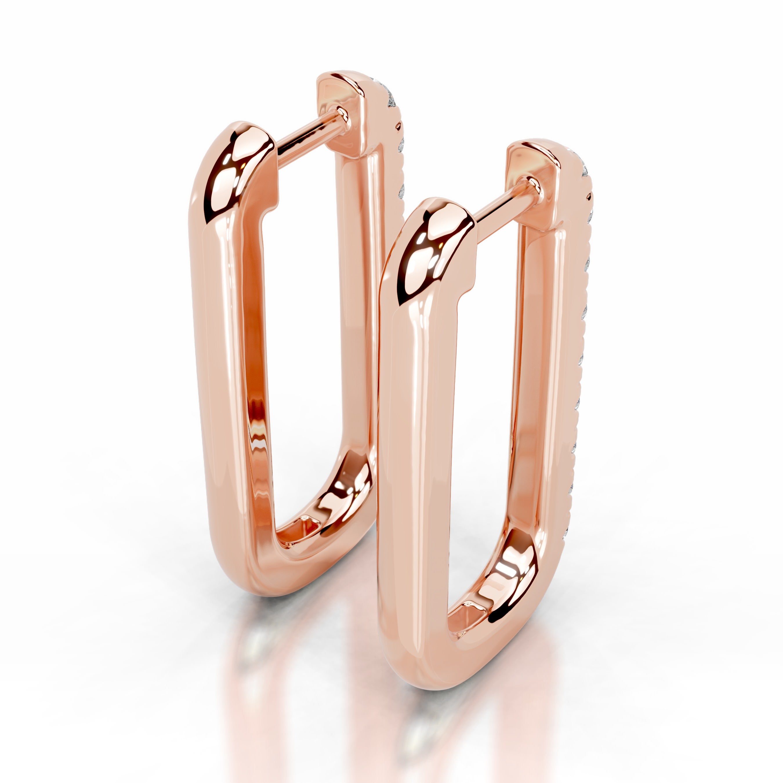 Denise Lab Grown Diamond Earrings - 14K Rose Gold、mySite、hinf8tx79