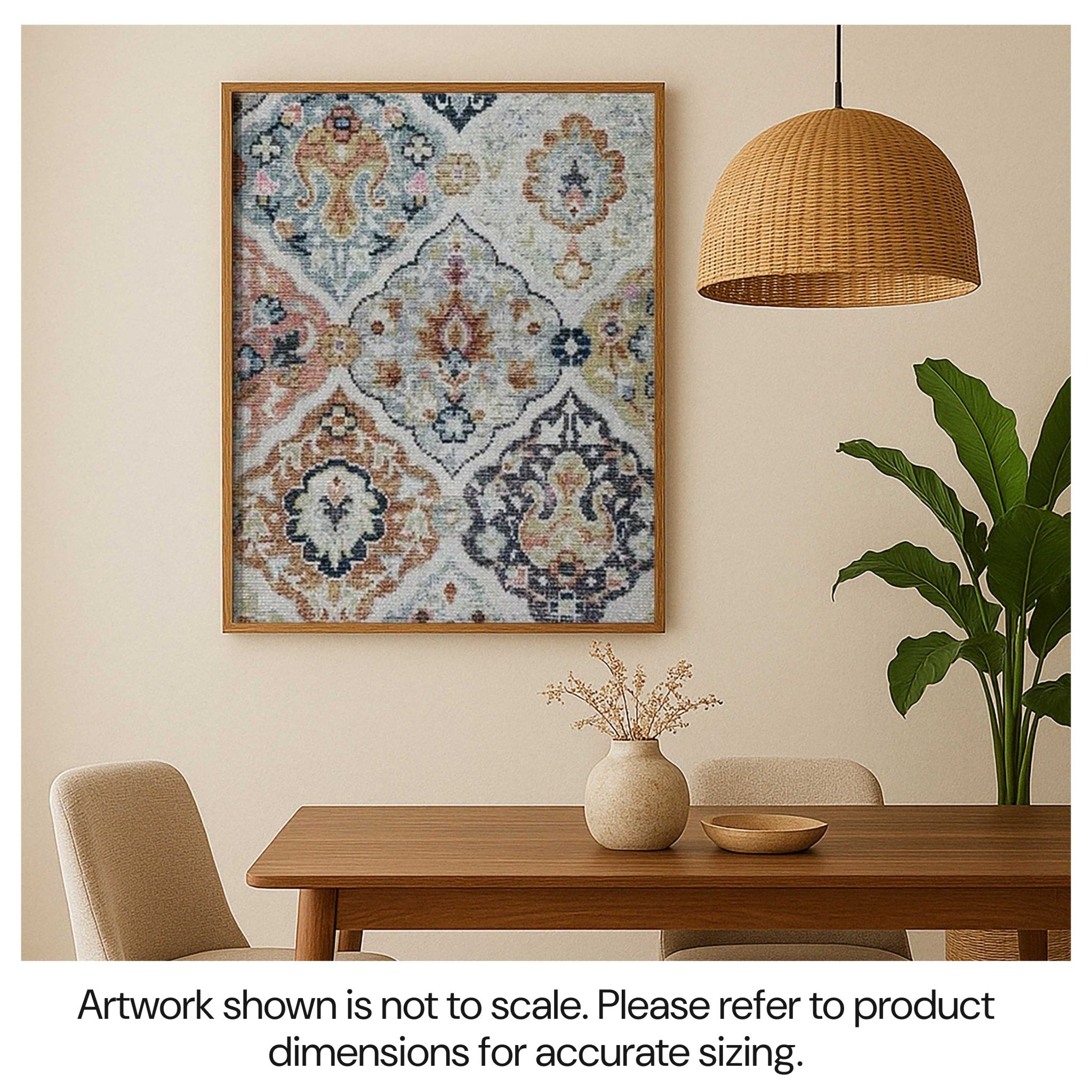 WellArt Maeve Sustainable Framed Textile Art、mySite、gigharbornorthrealestate