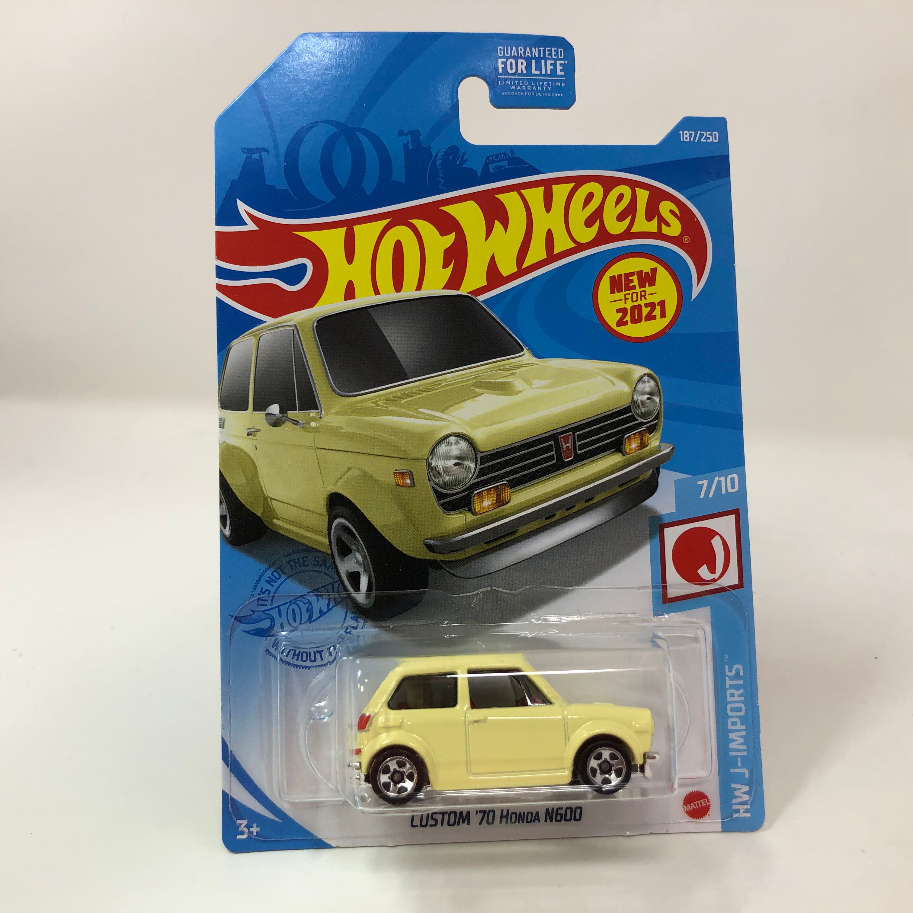 Custom '70 Honda N600 #187 * Yellow * 2021 Hot Wheels、mySite、hgirdovlk