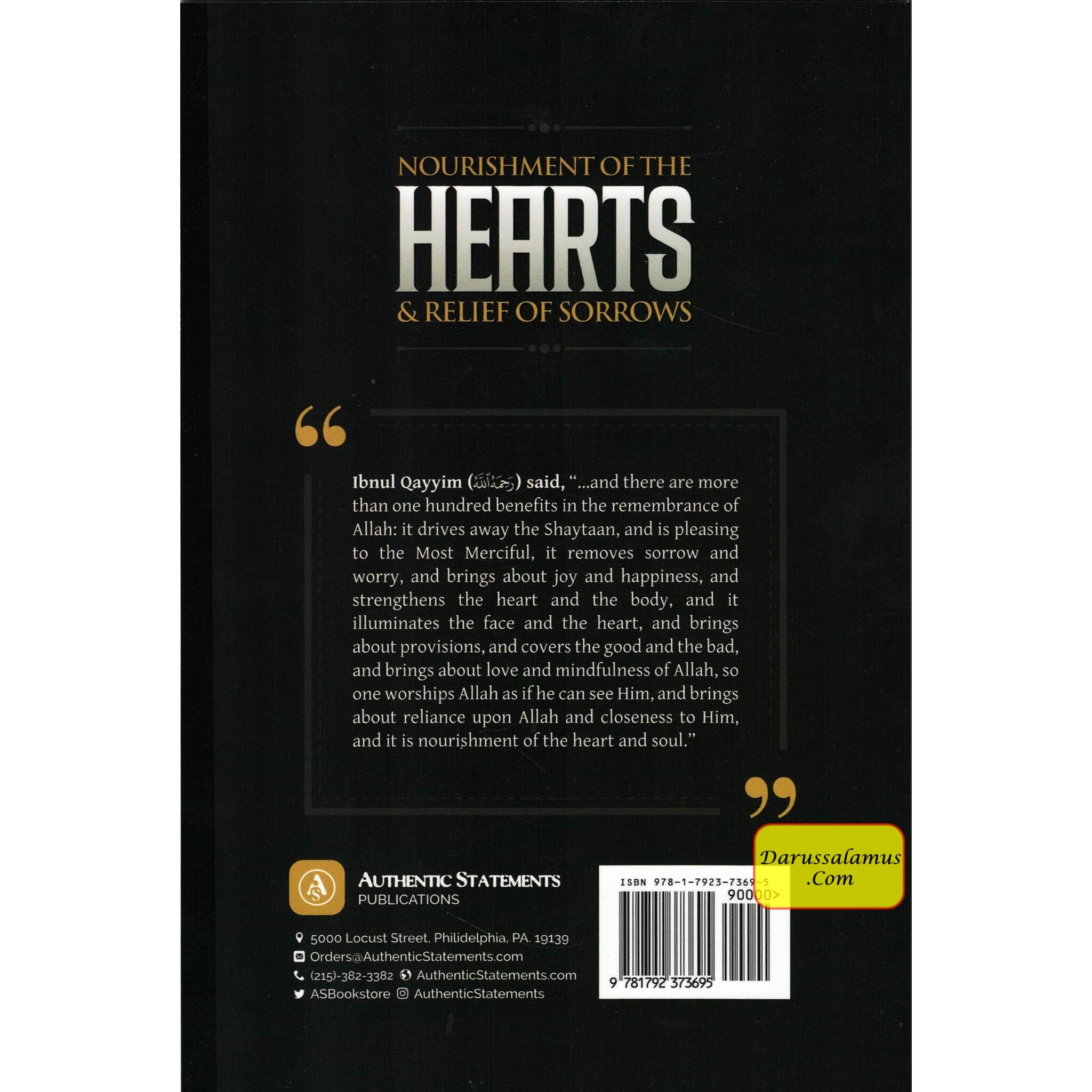 Nourishment Of The Hearts and Relief Of Sorrows By Shaykh Faysal Aal Mubarak、mySite、topwebapps