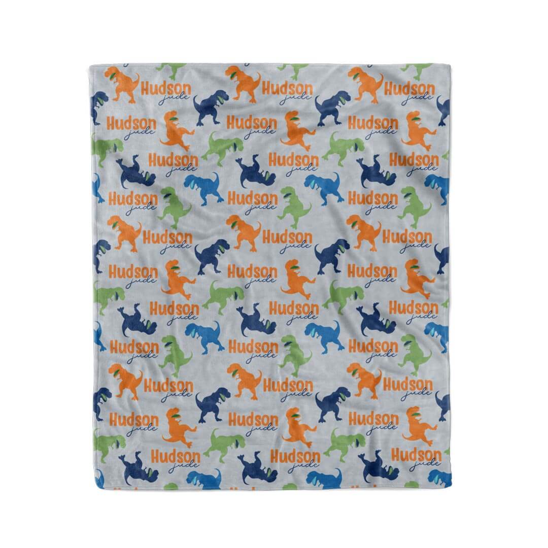  Tiny T-Rex Personalized Kids Blanket、mySite、layawaytickets