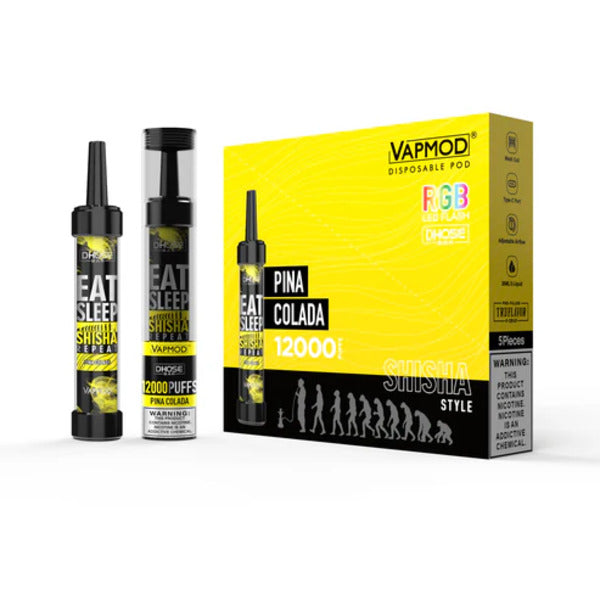 VapMod DHose Bar QD71 12000 Puffs Rechargeable Disposable Vape 26mL 5 Pack、mySite、zt4zffjzw