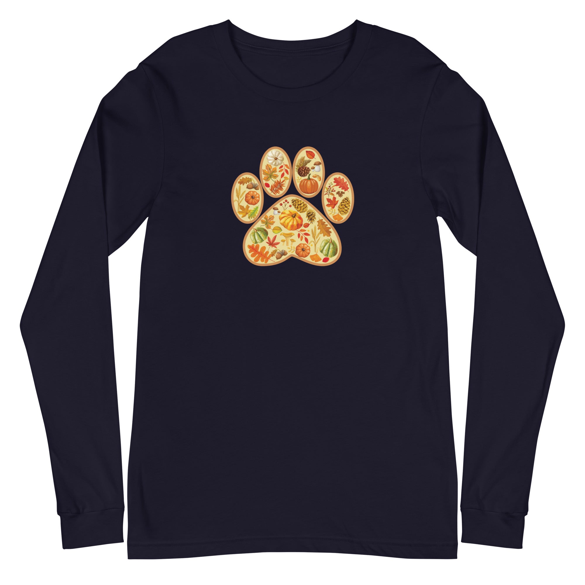 Paw Print of Autumn Long Sleeve Tee、mySite、camillekostekn