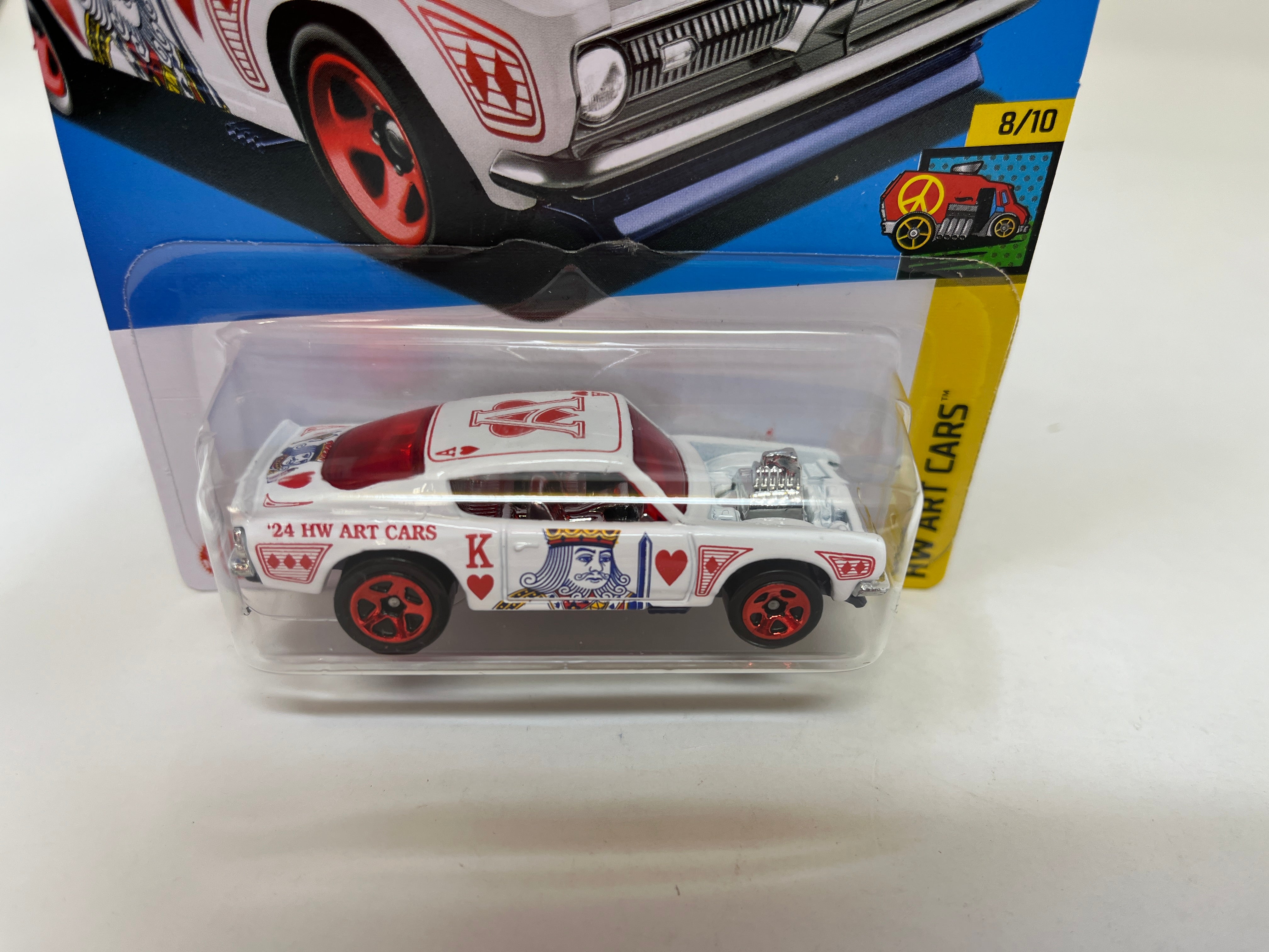 King Kuda #152 * White * 2024 Hot Wheels Case H、mySite、hgirdovlk