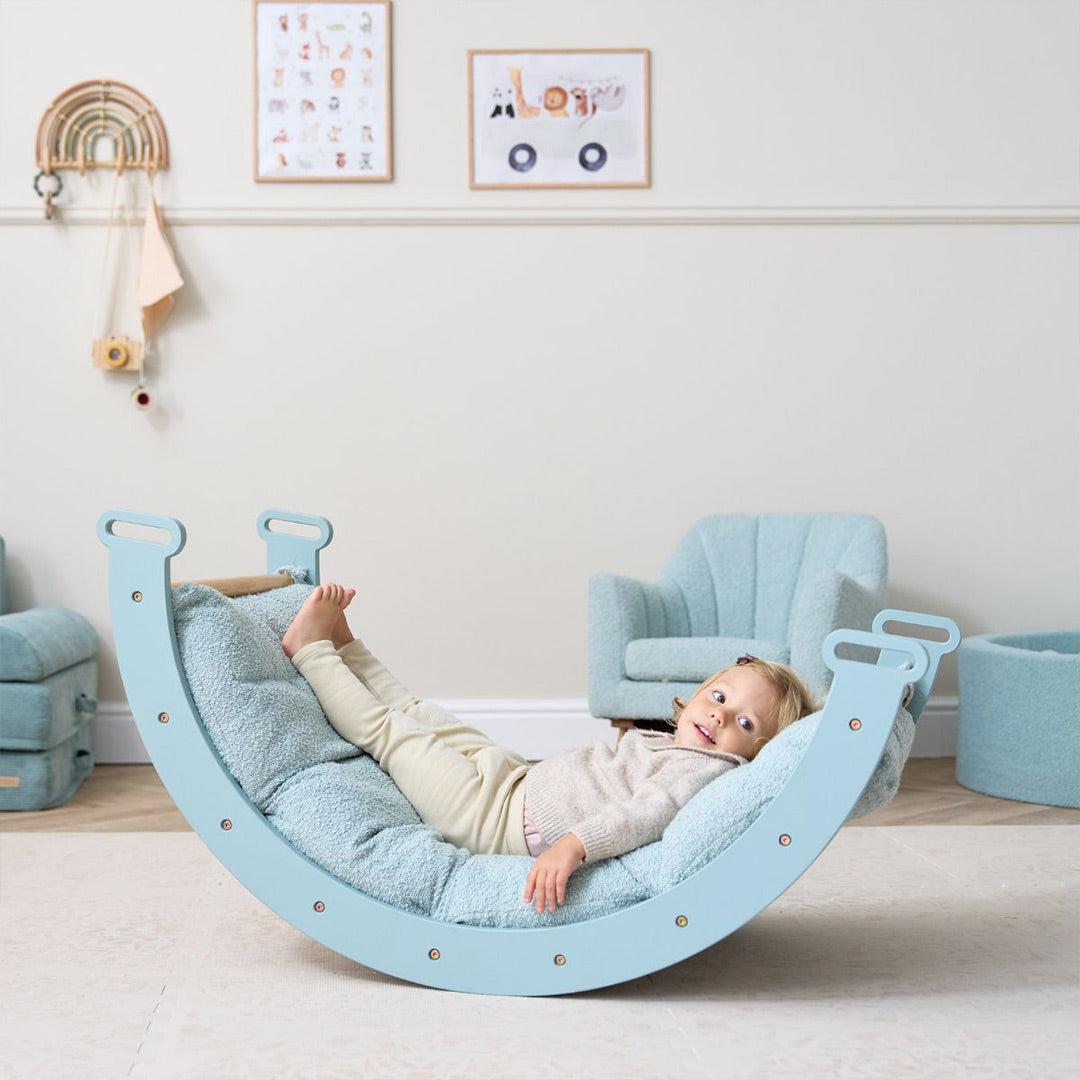  Tutti Bambini Scala Montessori Pikler Rocking Frame Cushion - Ocean Stone、mySite、merchandisen