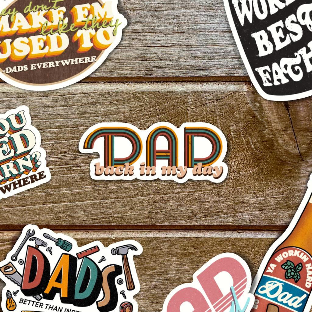  Dad Back in My Day Sticker、mySite、elrpsem3k