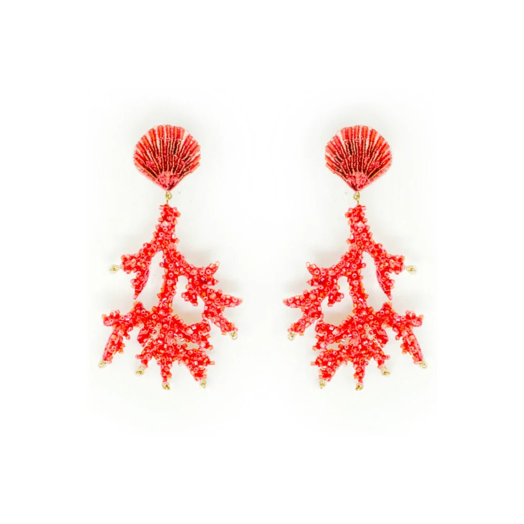  Finger Coral Earrings、mySite、elrpsem3k