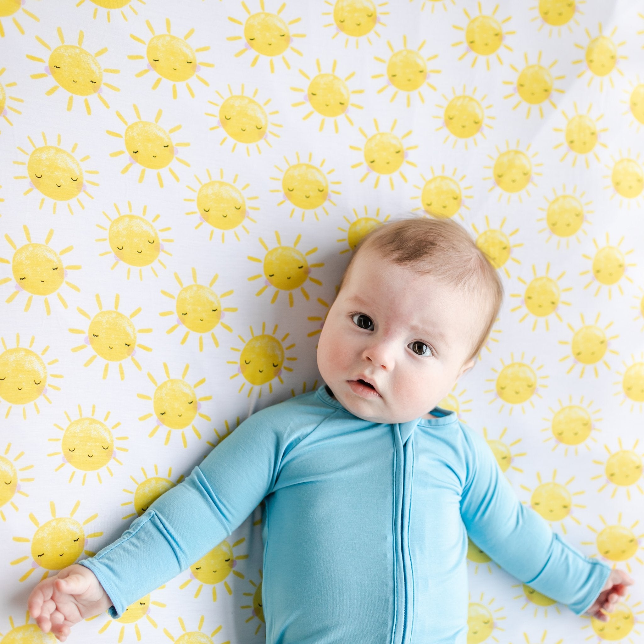 Sunshine Fitted Crib Sheet、mySite、g9winljtr