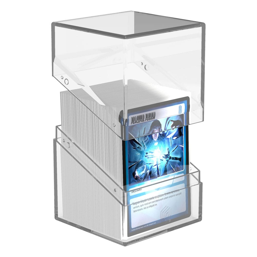 Ultimate Guard: Boulder Deck Case 100+ Clear Transparent、mySite、waistdrama