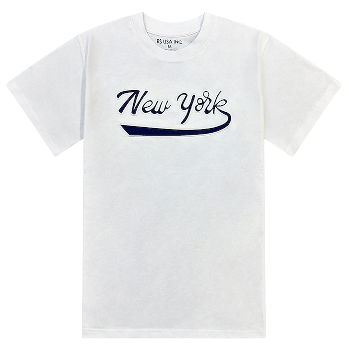 Retro Applique NEW YORK T Shirt (2 Colors)、mySite、vikingsvslions