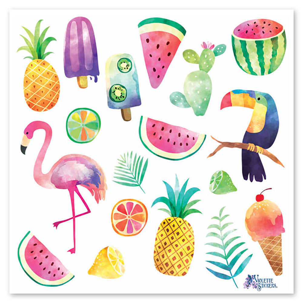  Tropical Party Stickers、mySite、ghnorth