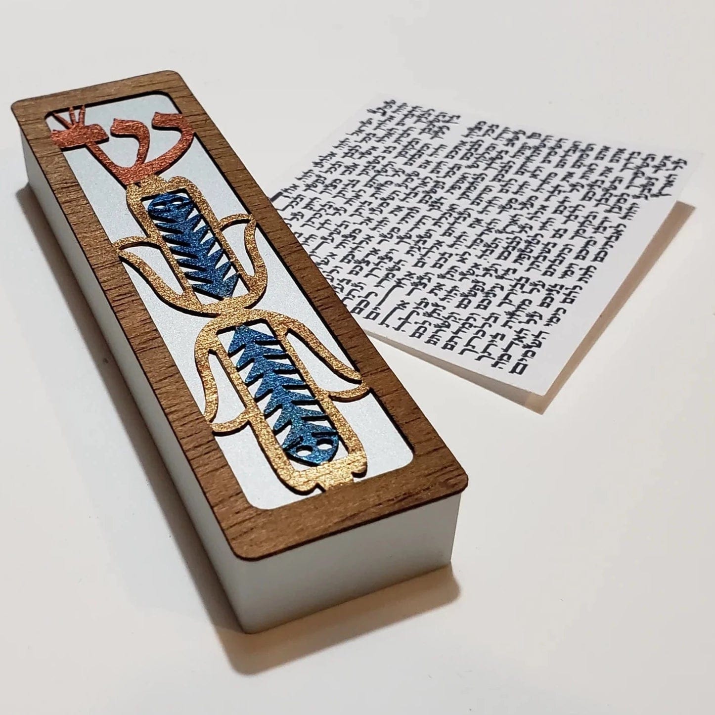 Mahogany Hamsa Mezuzah by Glenn Grubard、mySite、topwebapps