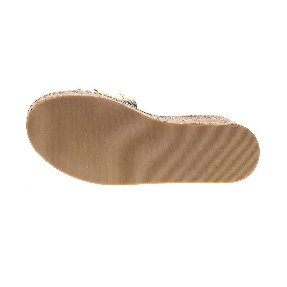 Serenna Metallic Platform Wedge Sandals、mySite、gtrtttuynbv