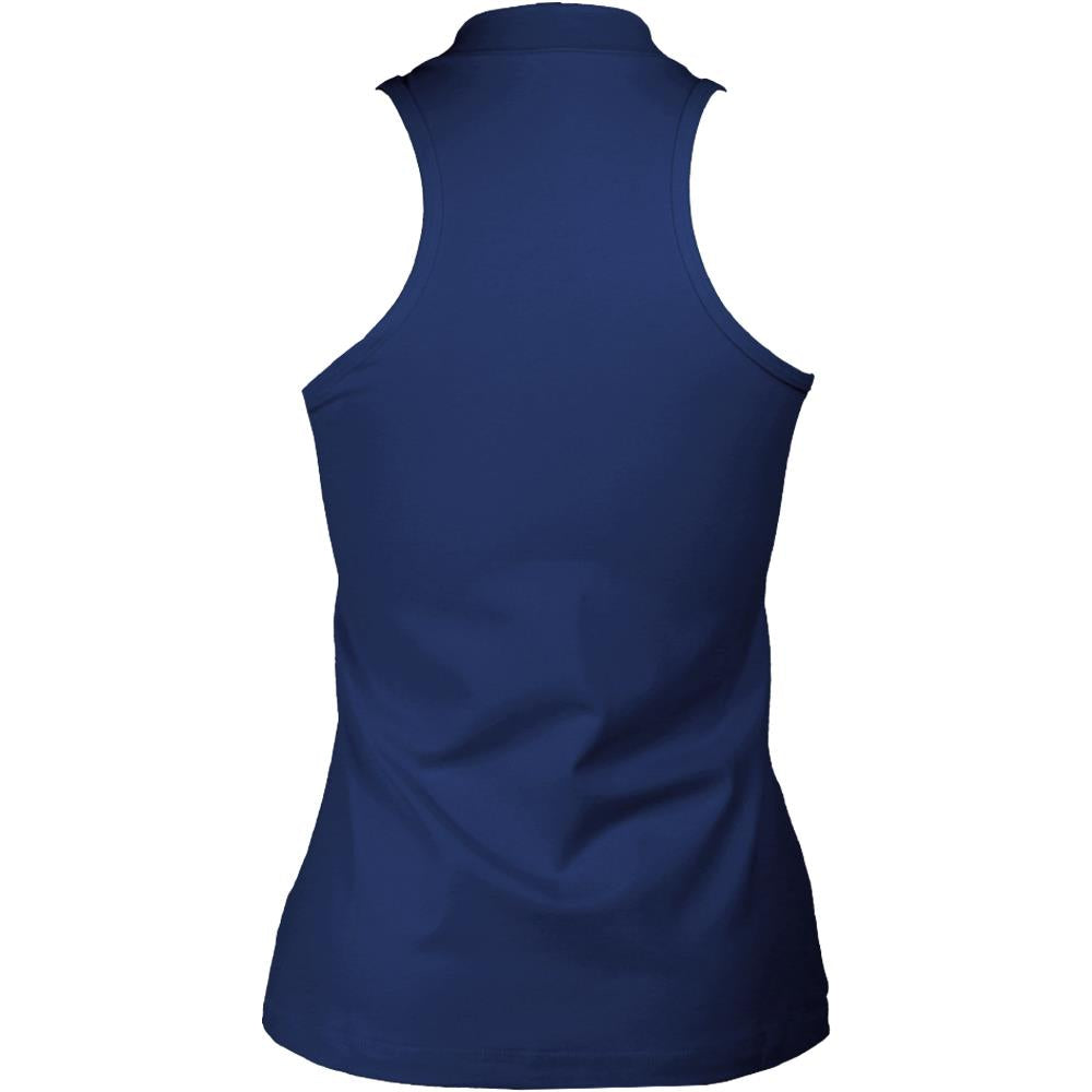 Sofibella Women's UV Colors Athletic Racerback Tank - Navy、mySite、neckold