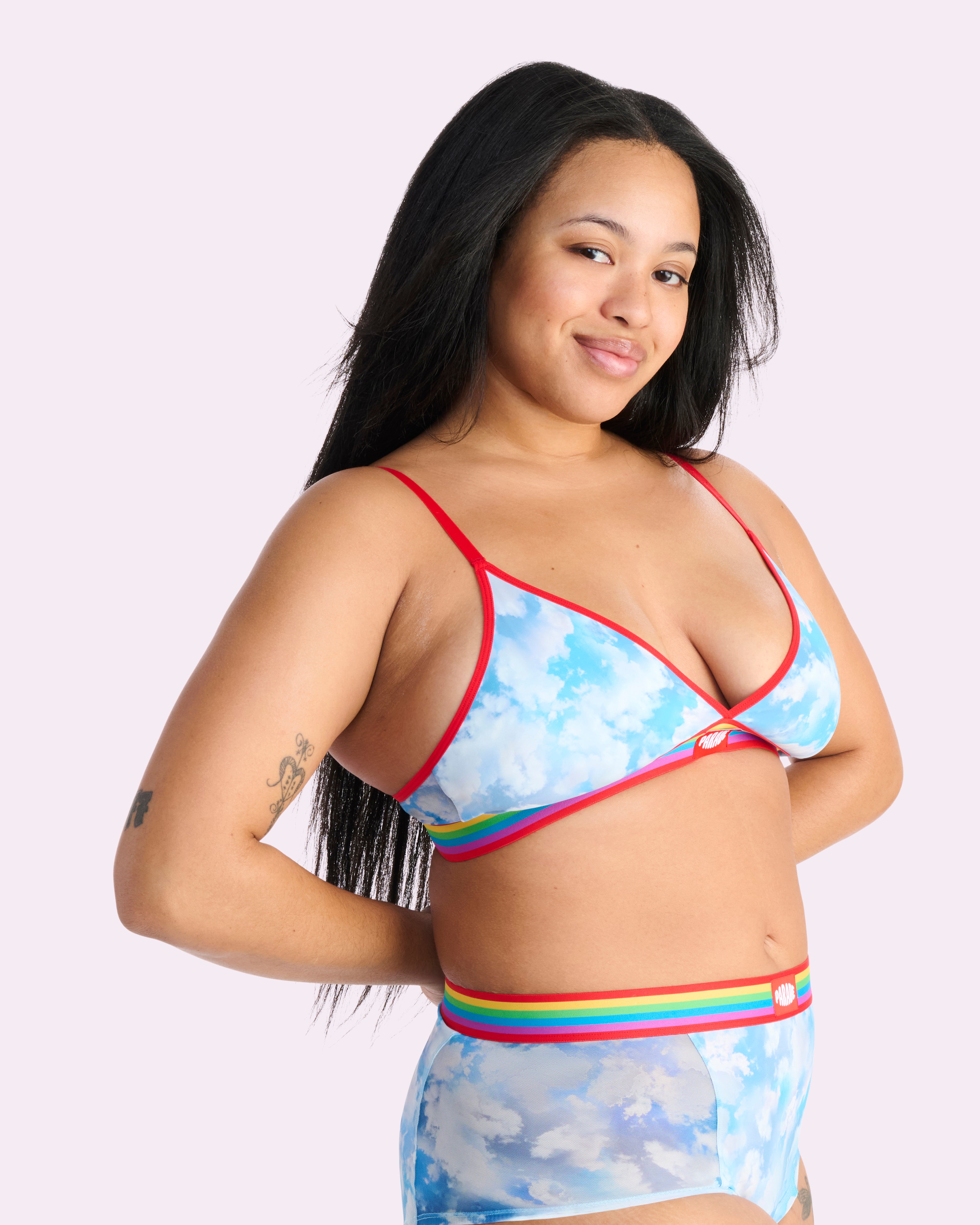 Re:Play New Triangle Bralette | Ultra-Soft Re:Play (Parade Cloud)、mySite、bengalsvssteelers